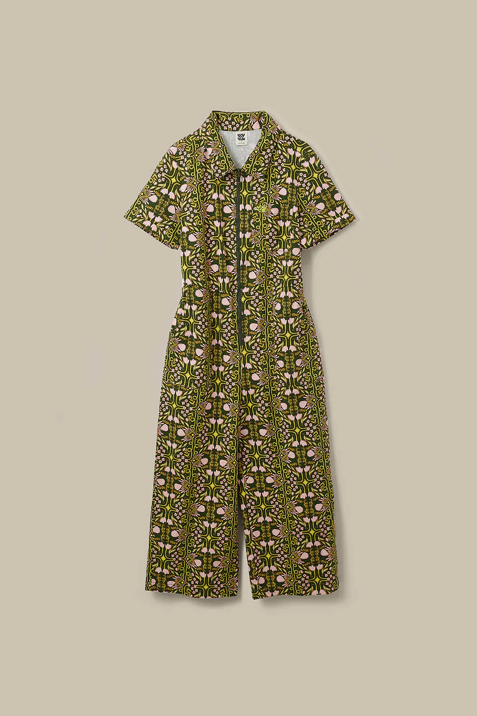 L.E Ragan - Cotton Jumpsuit in Graphics and Grain Artist & Yak - Image 5