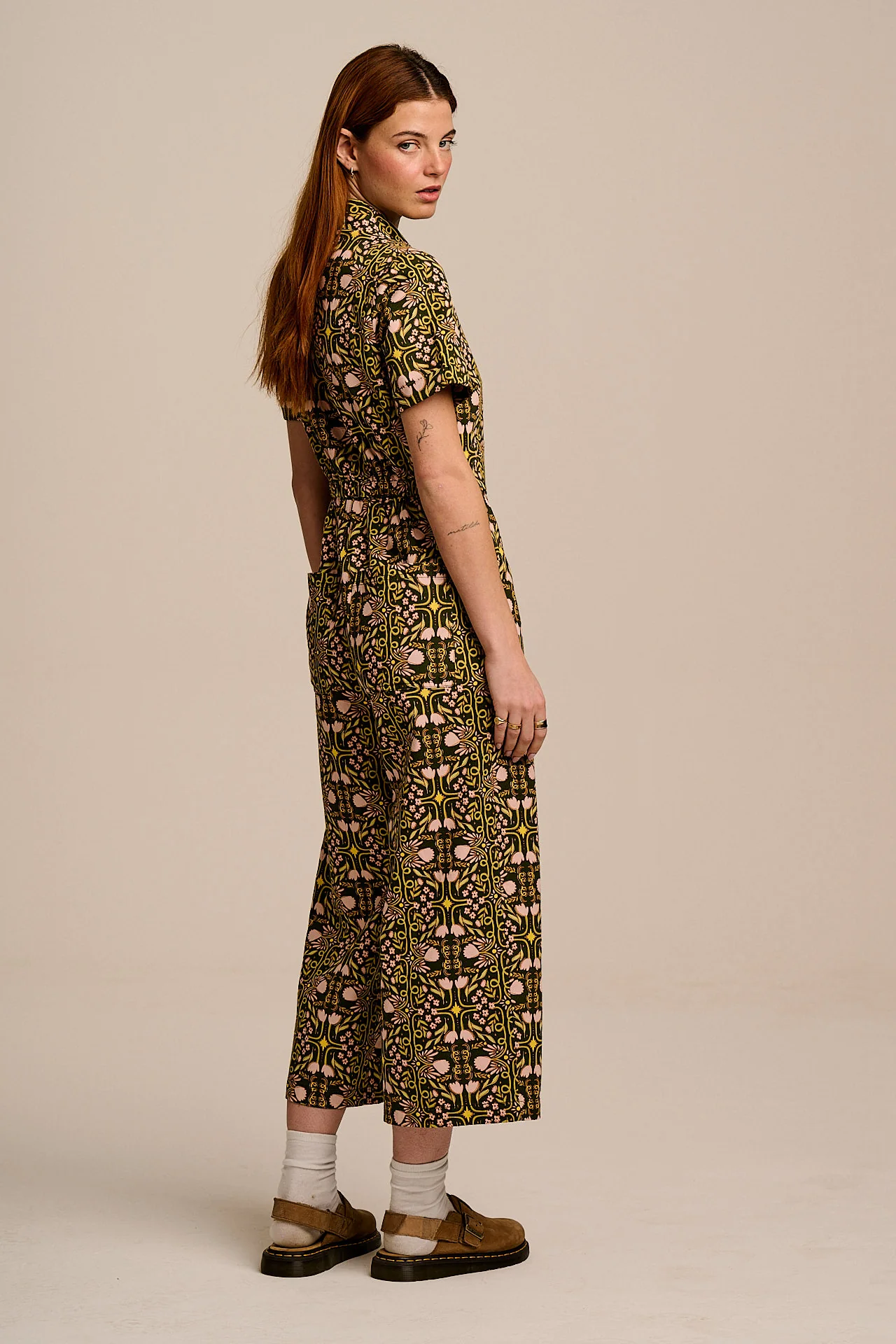 L.E Ragan - Cotton Jumpsuit in Graphics and Grain Artist & Yak - Image 7