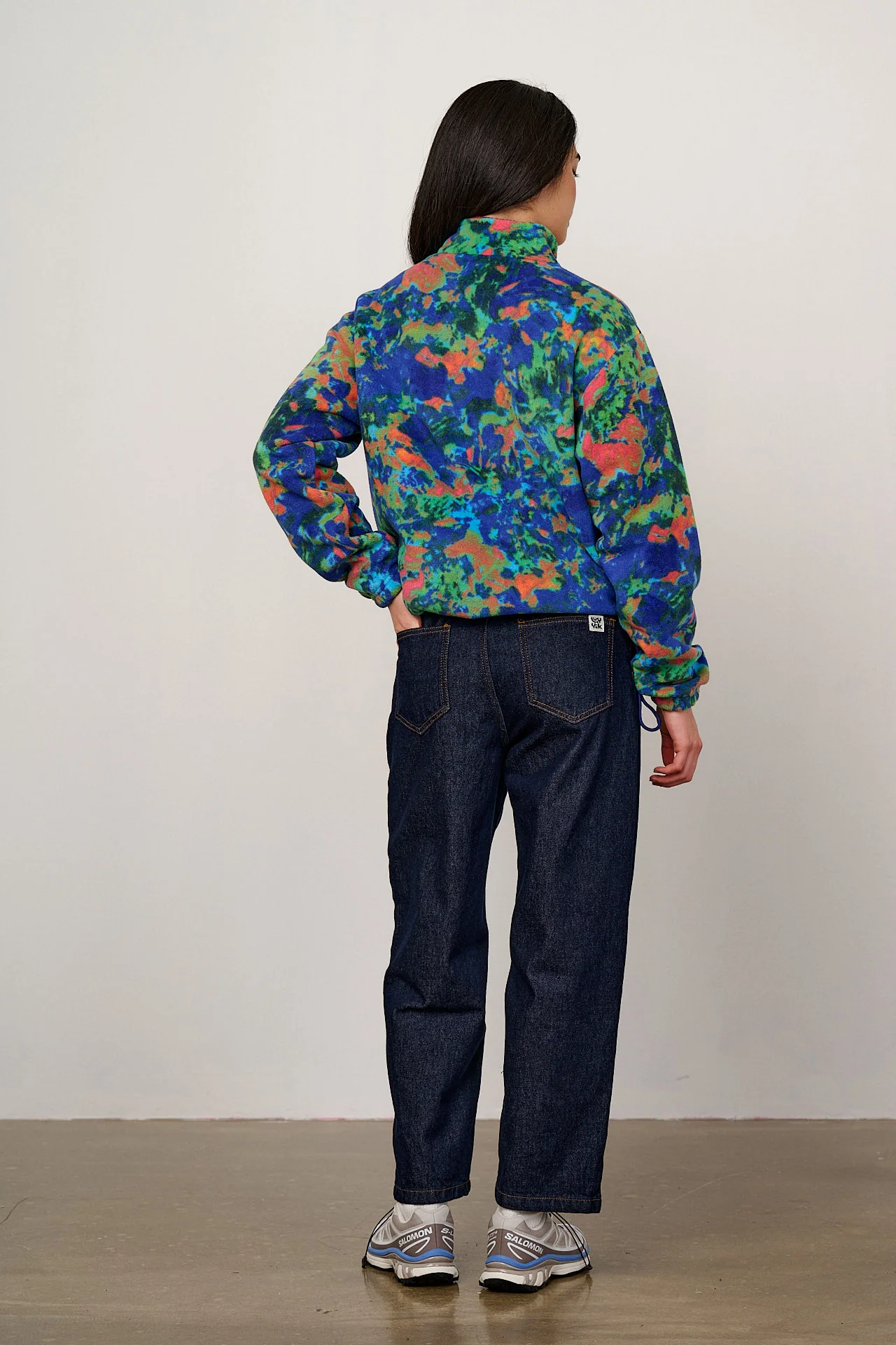 L.E. Stevie - Polar Fleece in Digital Blur Natural History Museum & Yak - Image 6