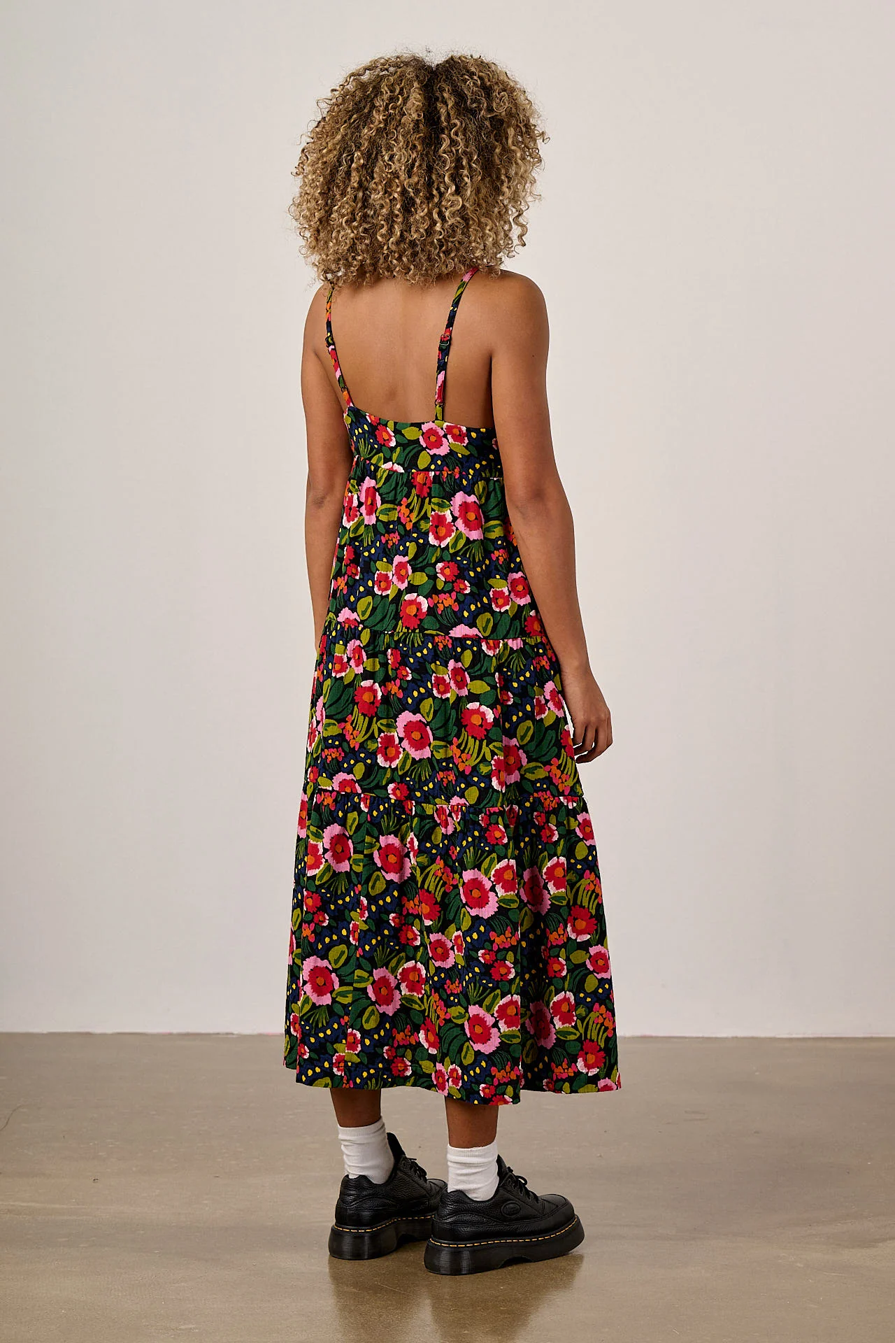 Mable - Cotton Dress in Black Marie - Image 6