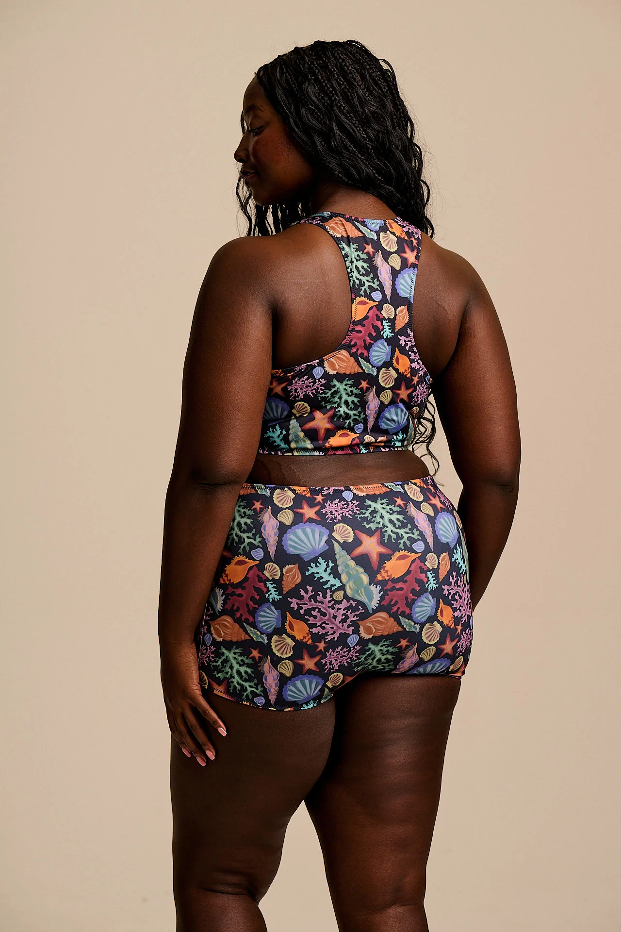 Monte - Bikini Bottom Shorts in Shell Print - Image 5