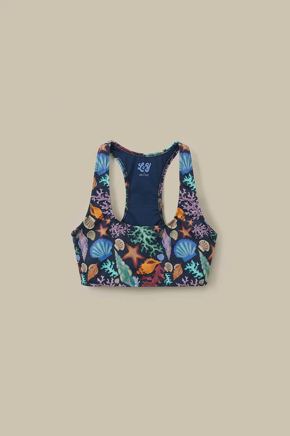 Morella - Racerback Bikini Top in Shell Print - Image 8