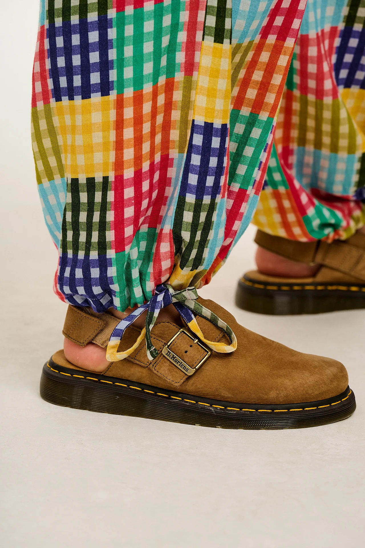 Mylo - Wide Leg Trousers in Picnic Club Print - Image 11