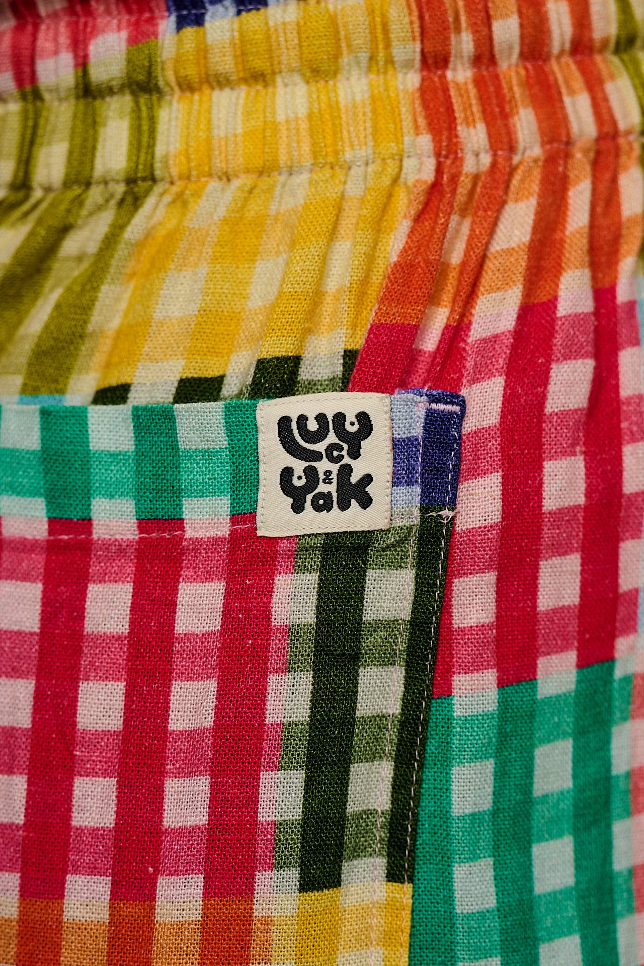 Mylo - Wide Leg Trousers in Picnic Club Print - Image 9