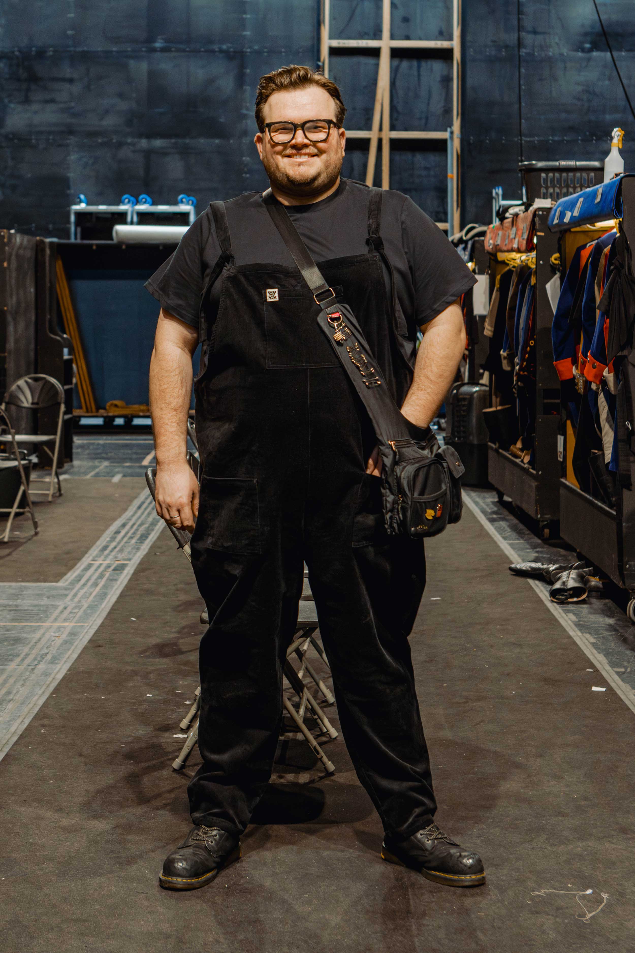 Original - Corduroy Dungarees in Black - Image 10