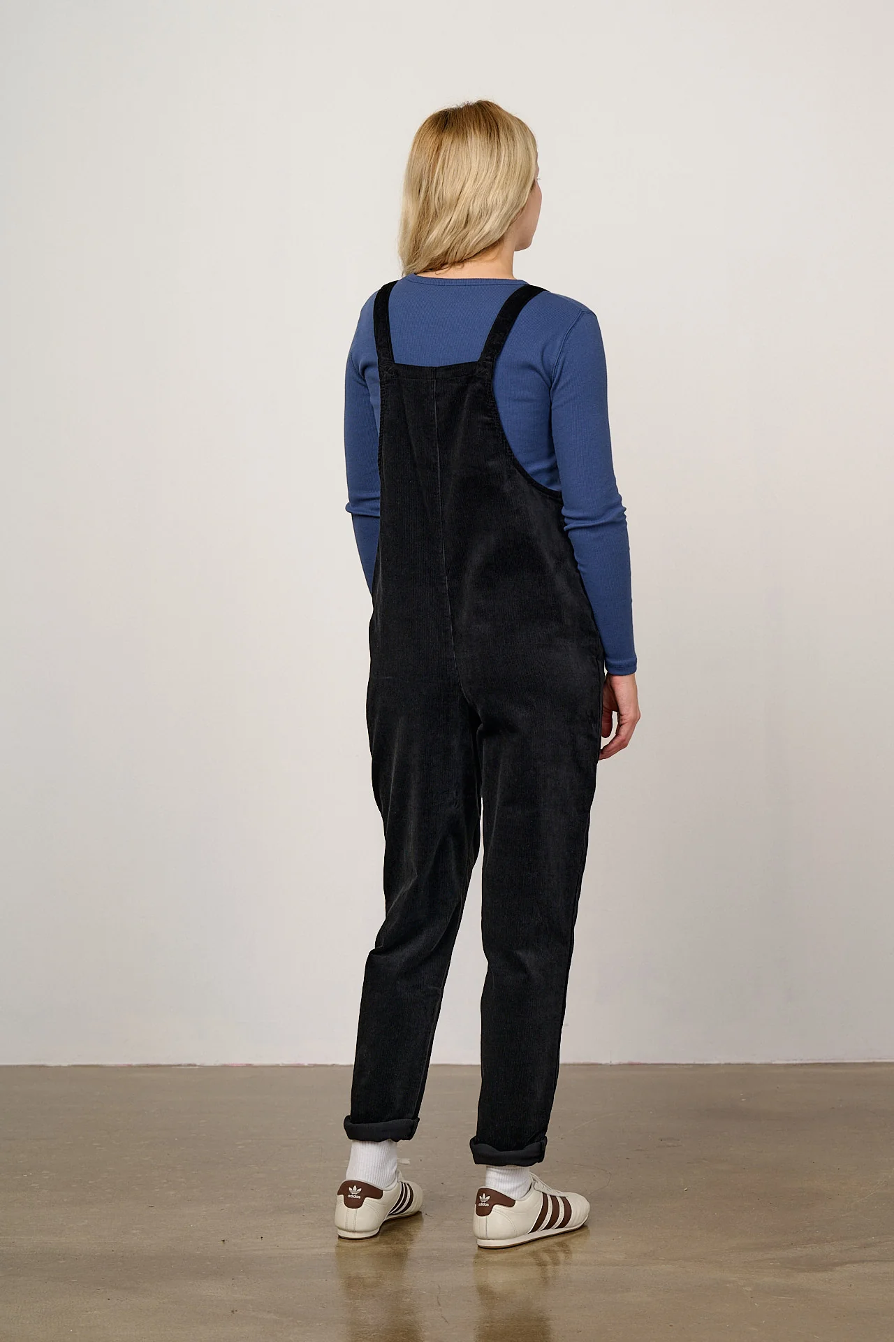 Original - Corduroy Dungarees in Black - Image 4