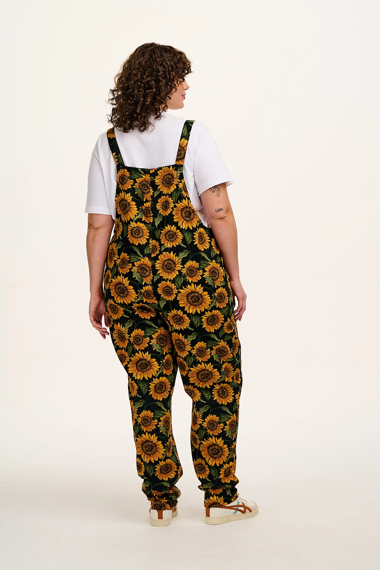 Original - Cotton Dungarees in Sunflower Print - Image 10