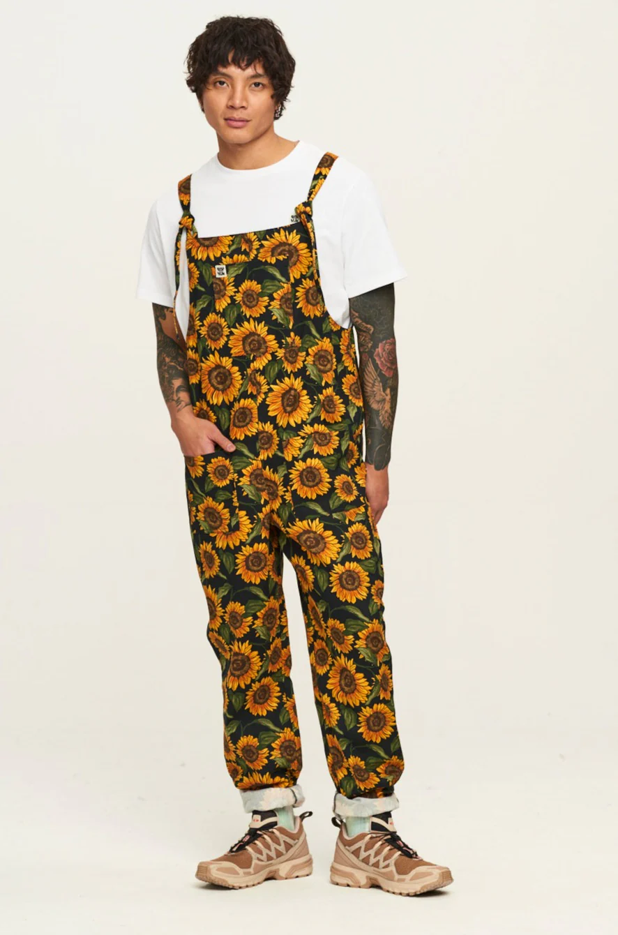 Original - Cotton Dungarees in Sunflower Print - Image 11