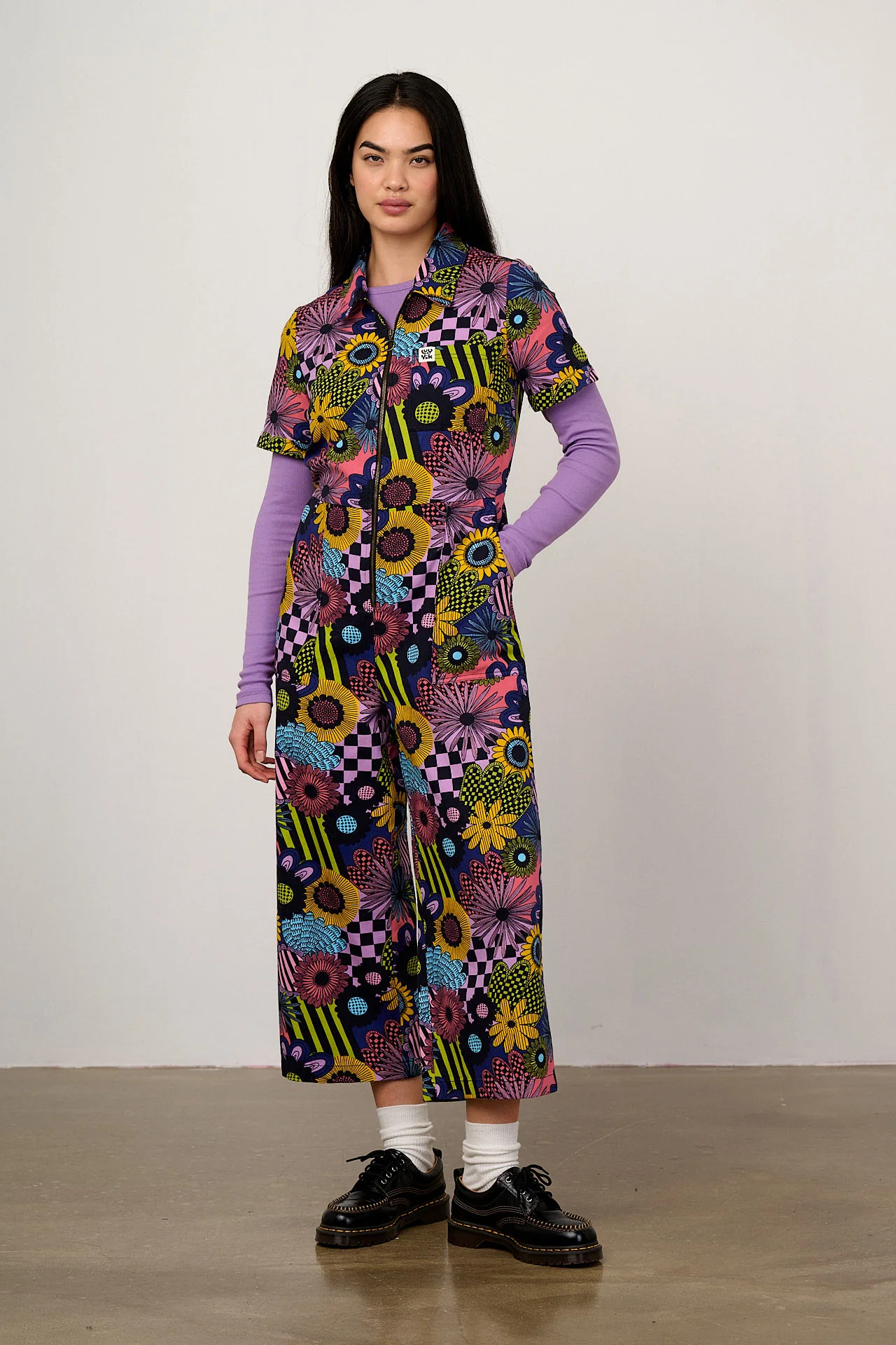 Ragan - Cotton Jumpsuit in Dreams Over Reality - Image 3