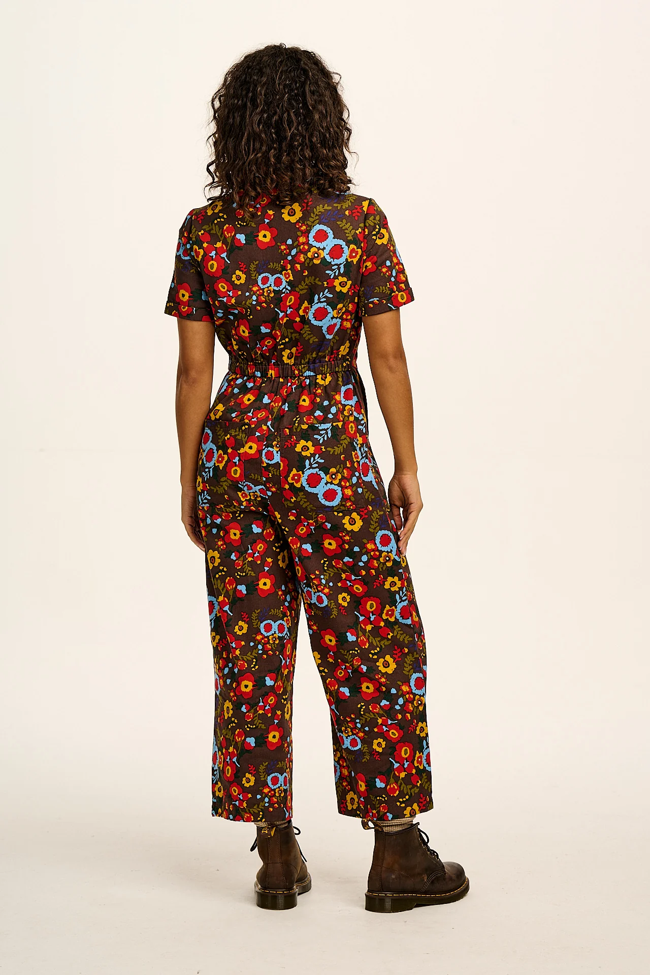 Ragan - Cotton Jumpsuit in Follow Trails Floral Print - Image 6