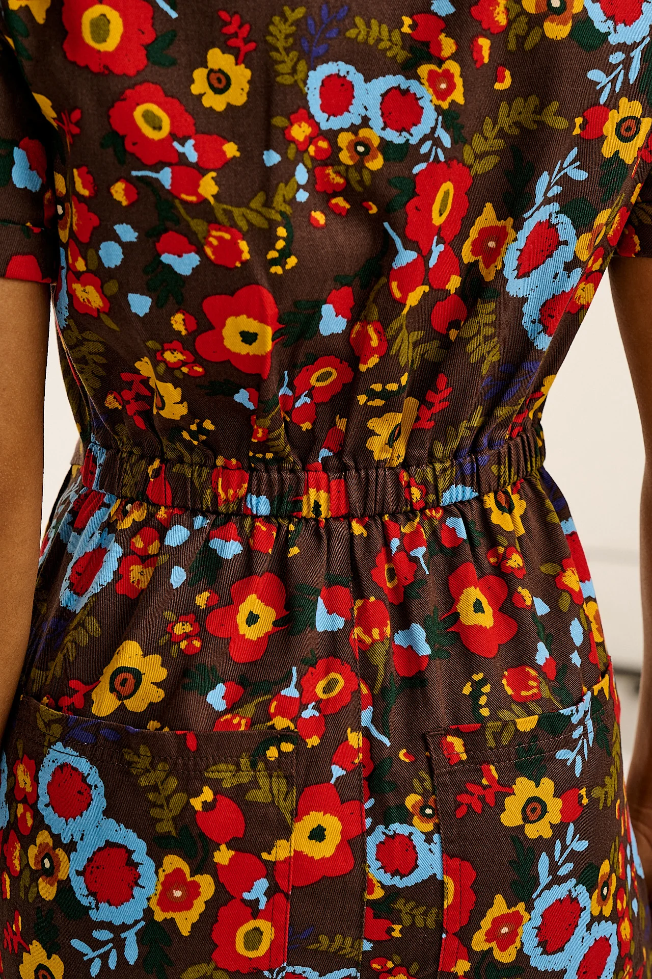 Ragan - Cotton Jumpsuit in Follow Trails Floral Print - Image 7