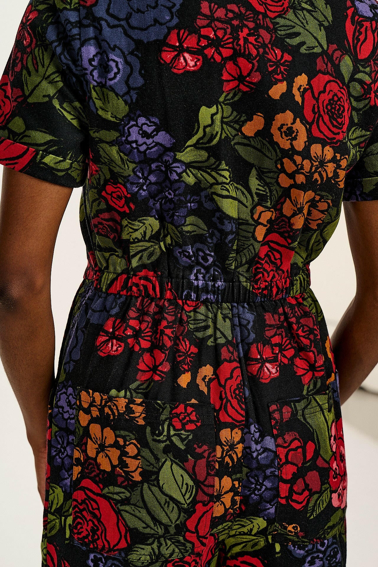 Ragan - Cotton Jumpsuit in Maria Print - Image 5