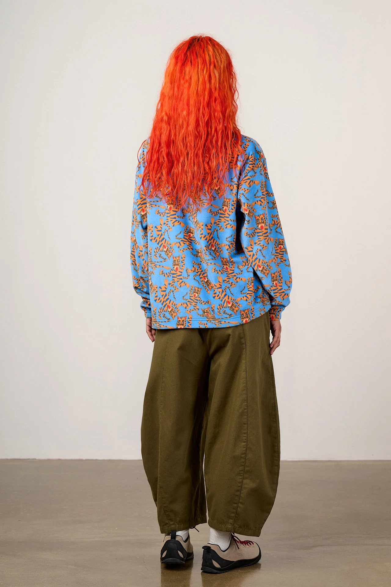 Sammy - Lightweight Polar Fleece in Blue Tiger - Image 7