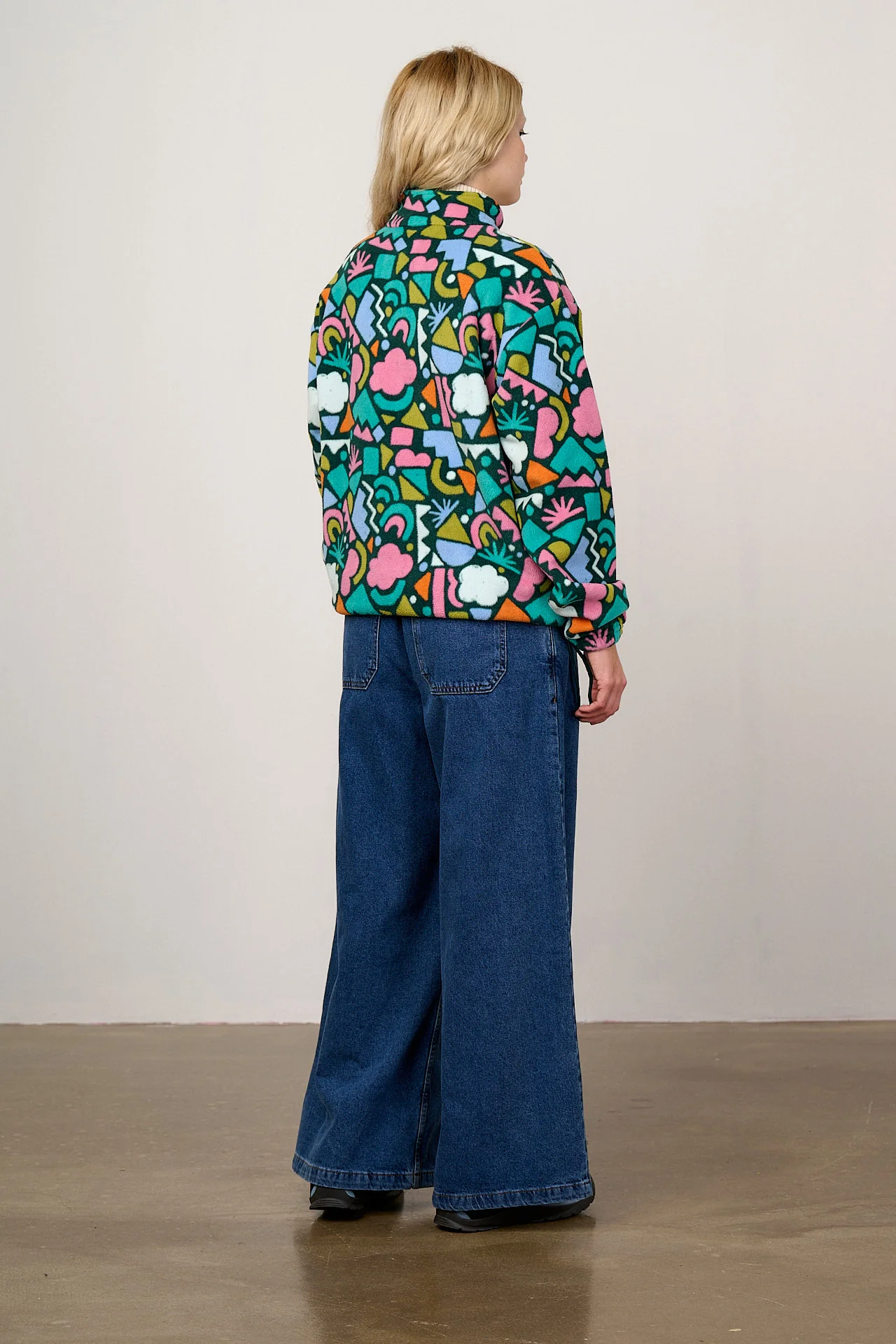 Stevie - Polar Fleece in Bold Shapes - Image 7