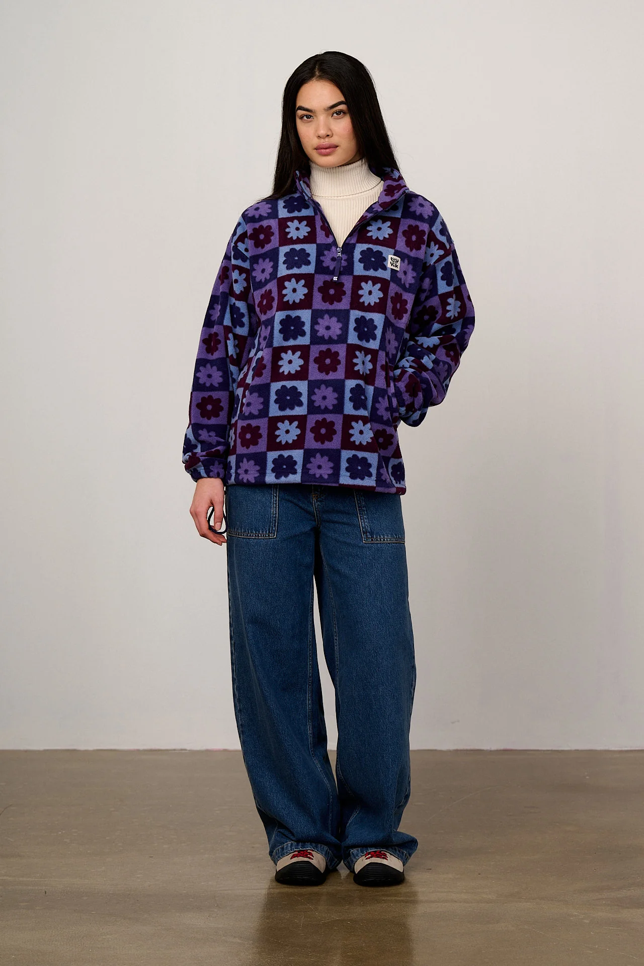 Stevie - Polar Fleece in Delano Check - Image 3