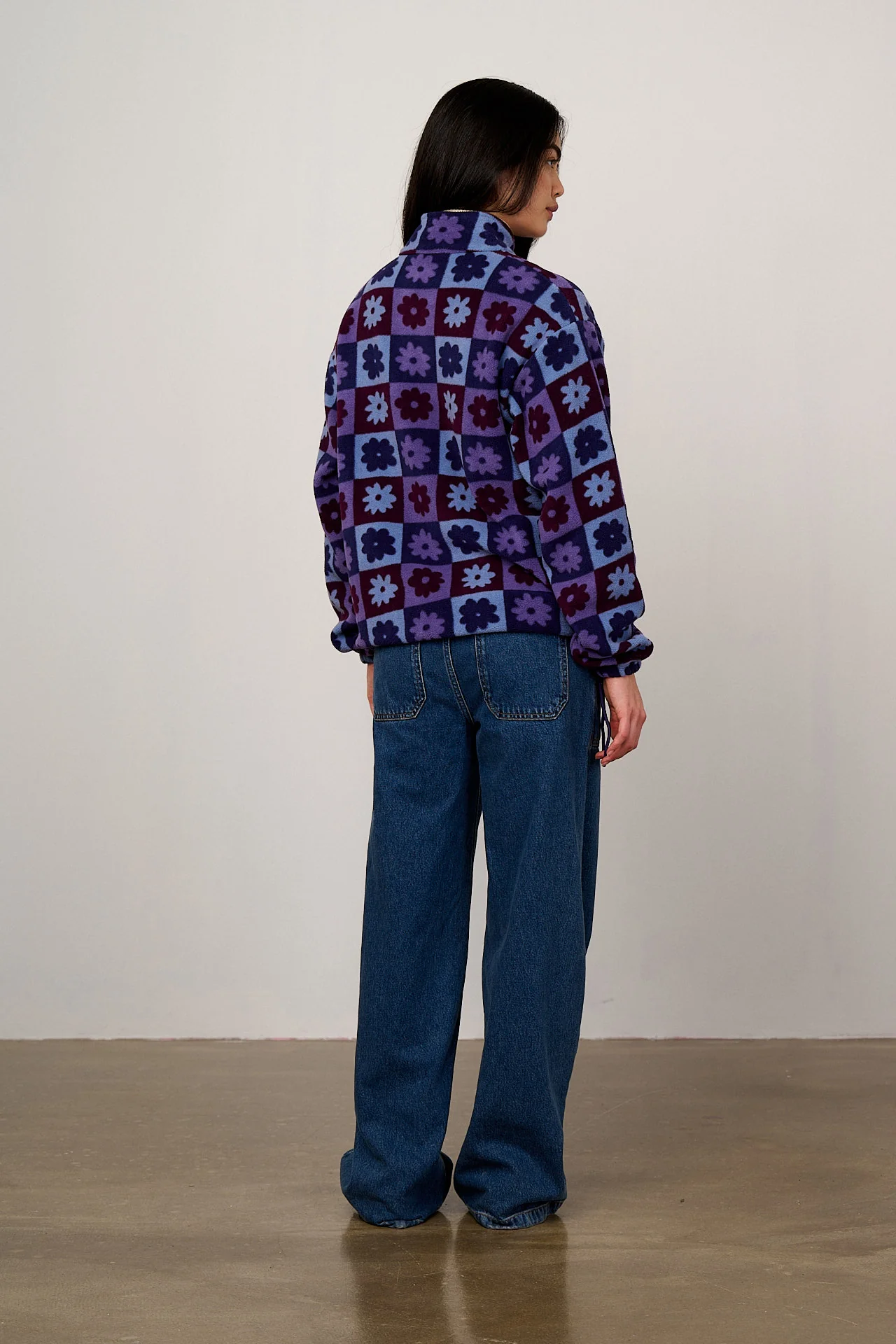 Stevie - Polar Fleece in Delano Check - Image 6