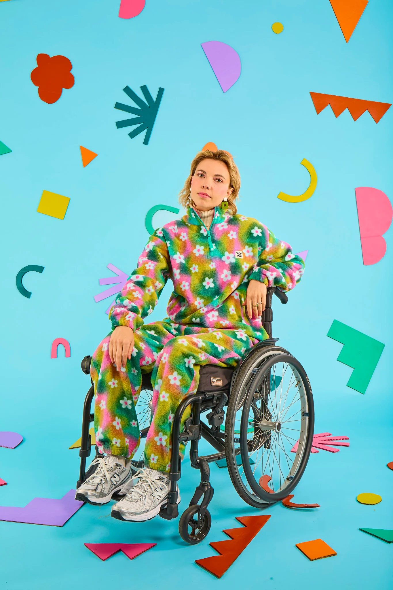 Stevie - Polar Fleece in Tie Dye Daisy Lu - Image 5