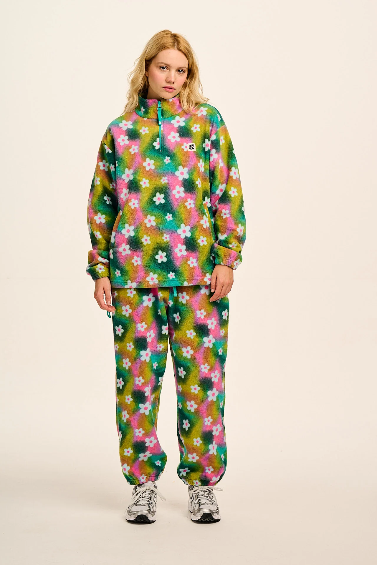Stevie - Polar Fleece in Tie Dye Daisy Lu - Image 6