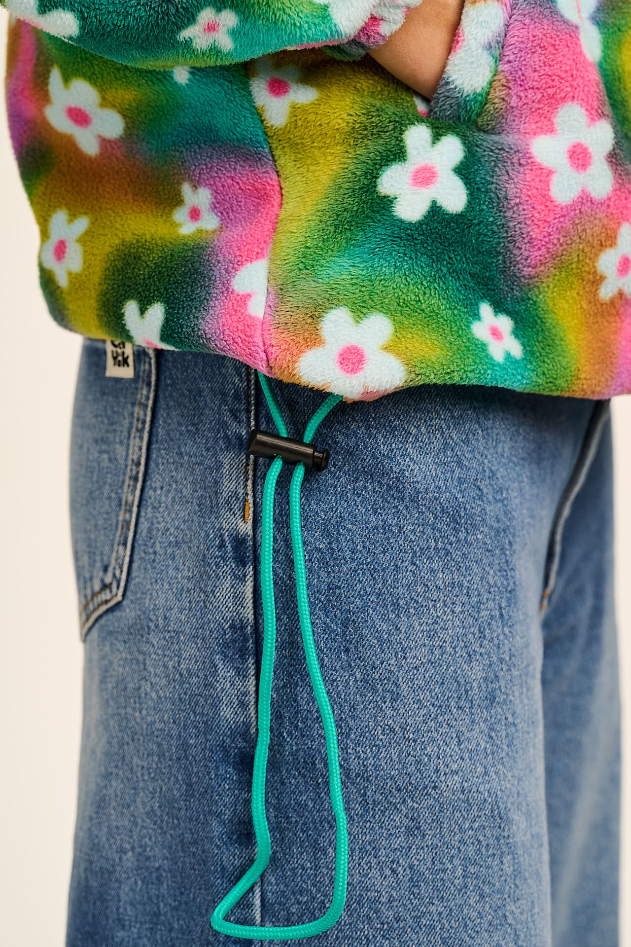 Stevie - Polar Fleece in Tie Dye Daisy Lu - Image 8