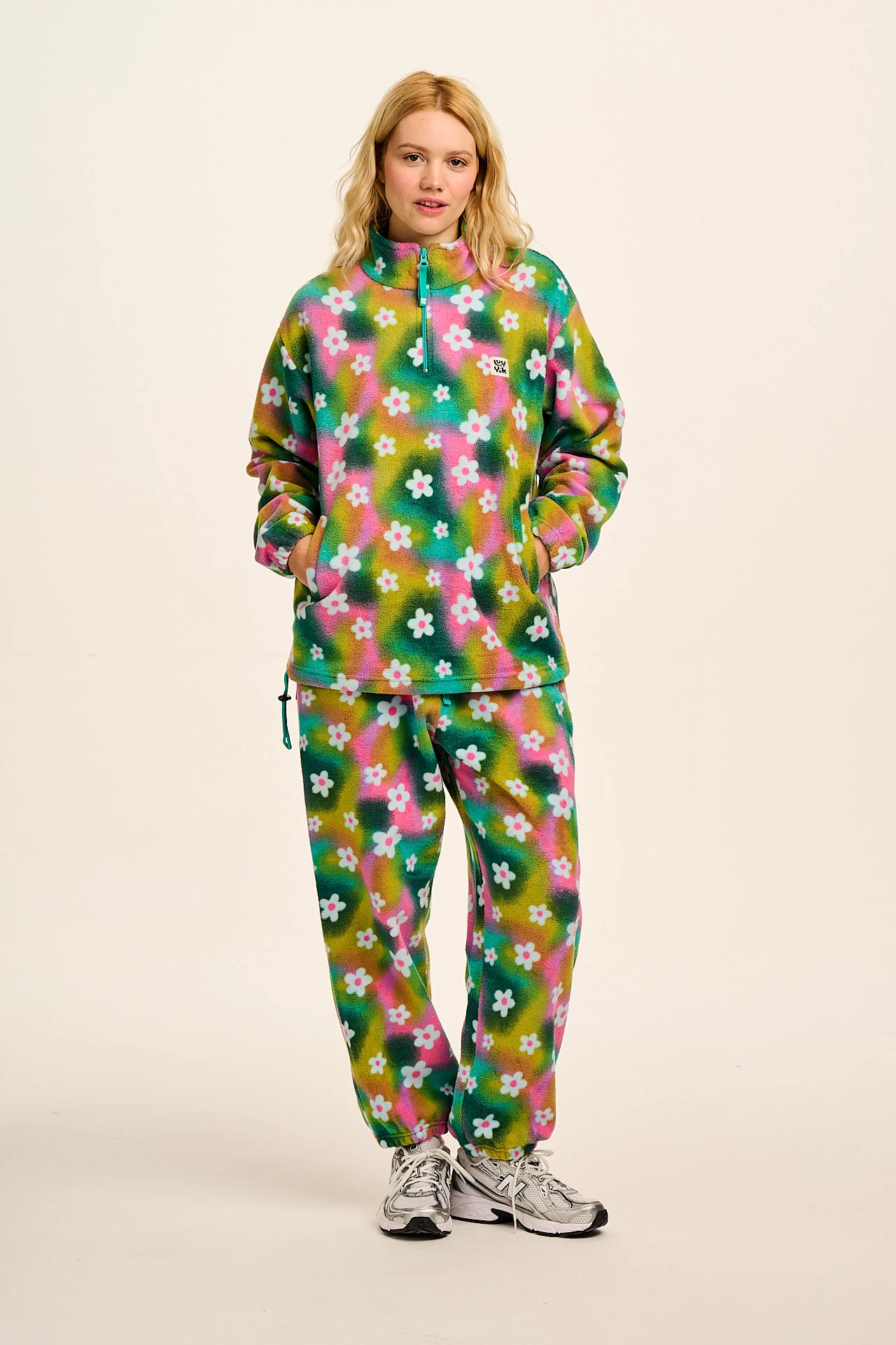 Stevie - Polar Fleece in Tie Dye Daisy Lu - Image 9