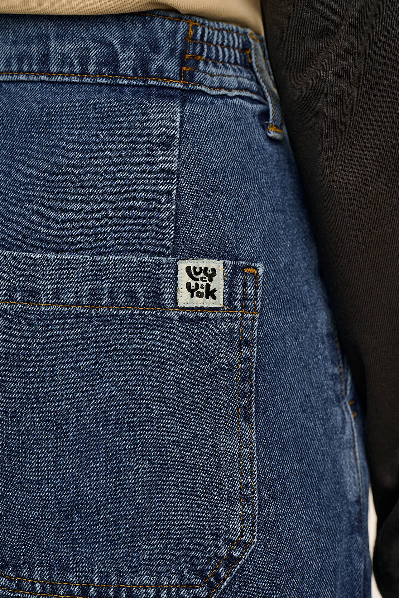 Tate - Denim Extra Wide Leg Jeans in Mid Wash Blue - Image 8