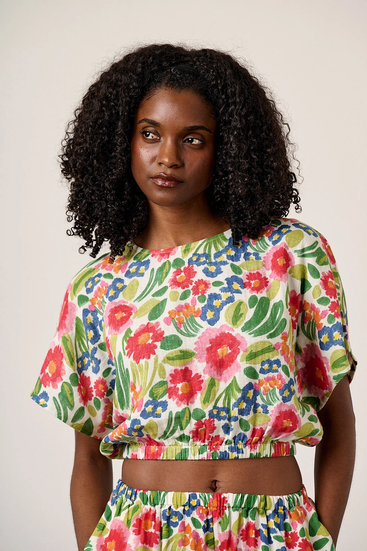 Zamora - Cotton Top in Ivory Marie - Image 4