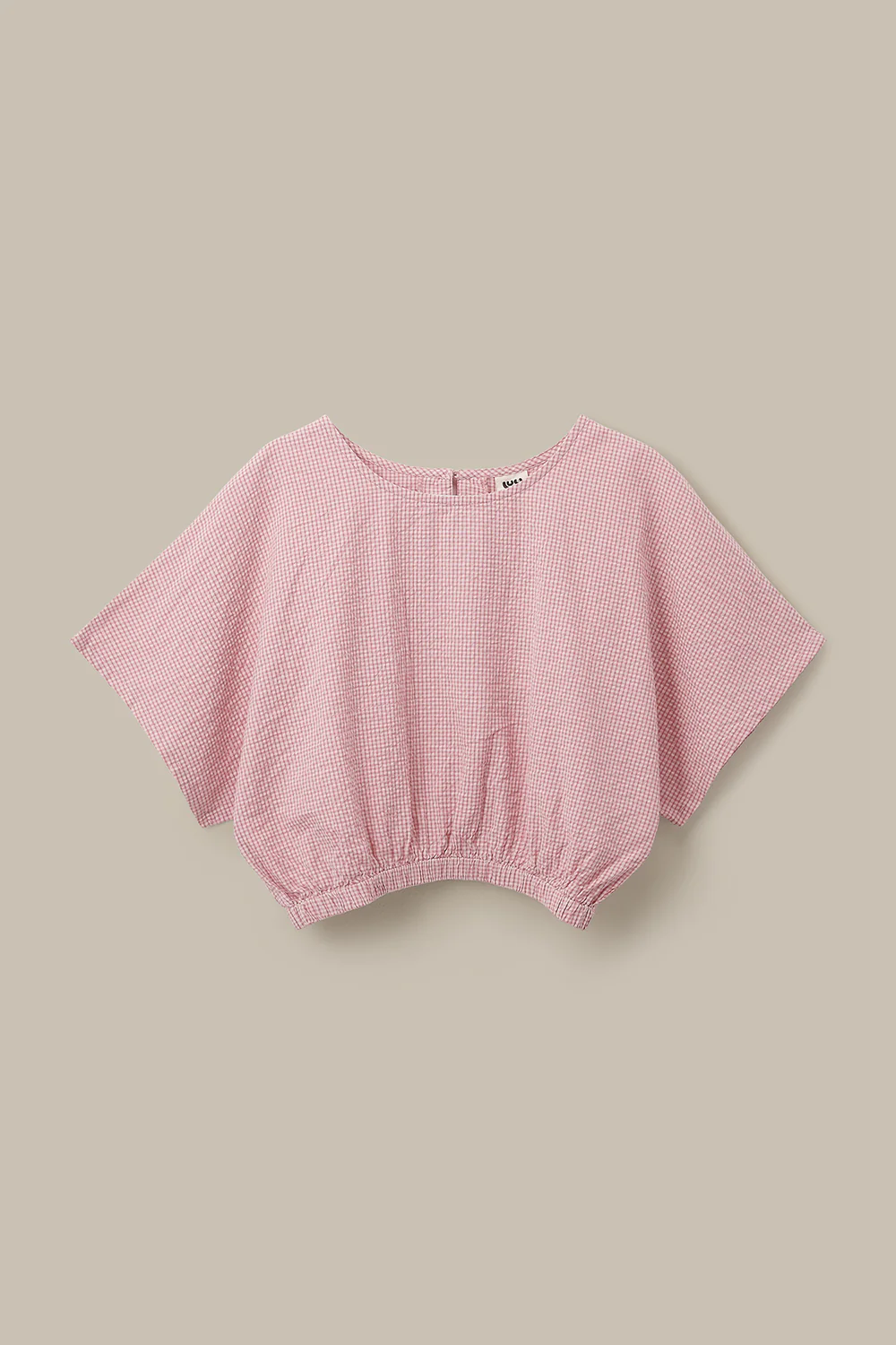 Zamora - Cotton Top in Pink Mini Gingham - Image 9